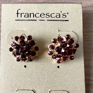 Francesca's Flower Burst Gem Stud Earrings - NWT